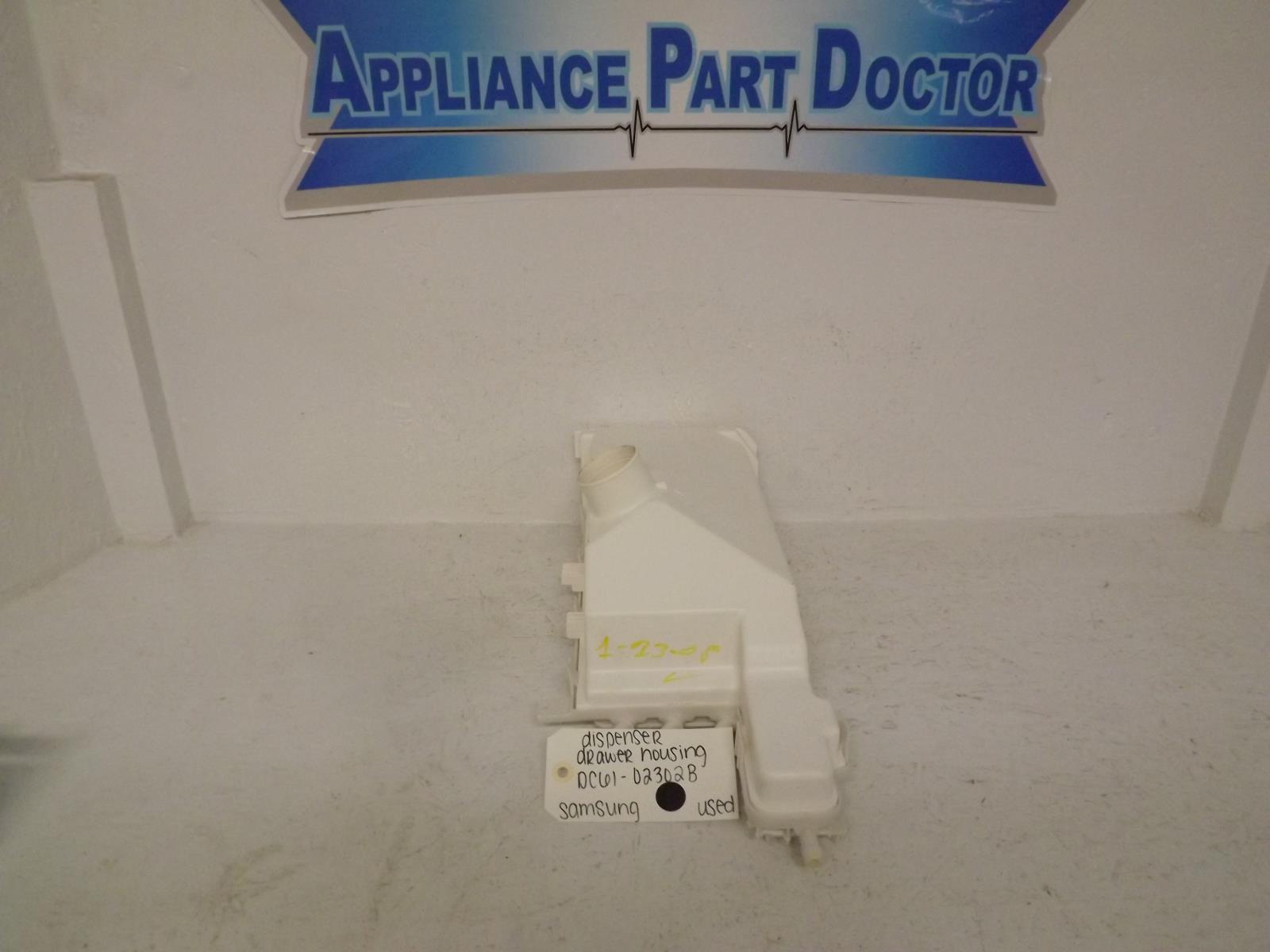 Samsung Washer DC61-02302B Dispenser Drawer Housing Used Samsung Washer DC61-02302B Dispenser Drawer Housing Used